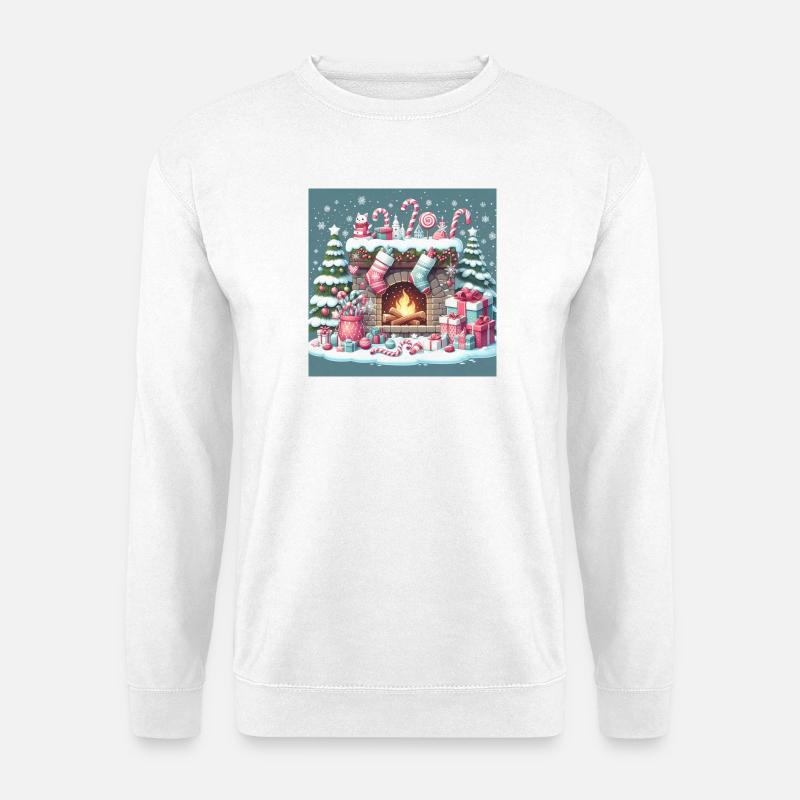 Weihnachts Design 5 - Unisex Pullover - Weiß