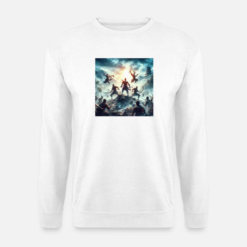 Samurai 1 - Unisex Pullover - Weiß