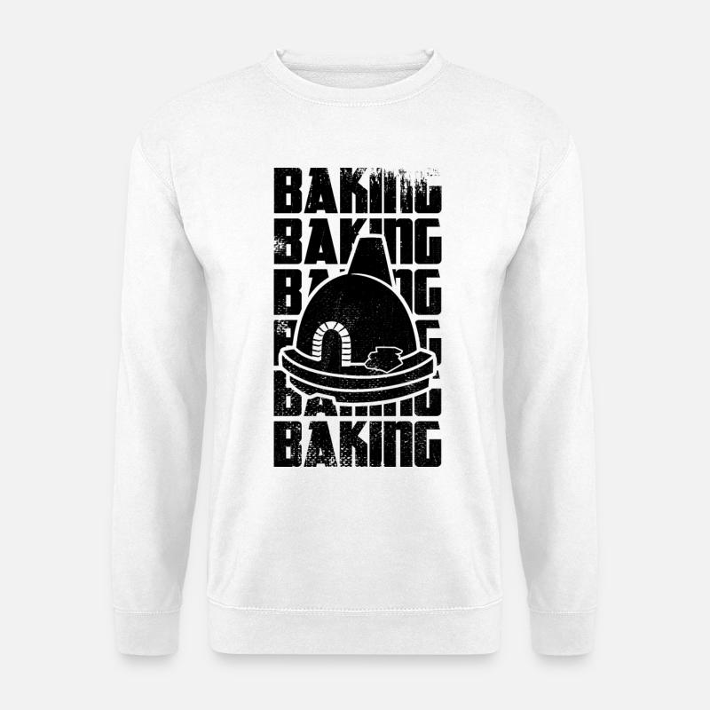 Backen - Unisex Pullover - Weiß