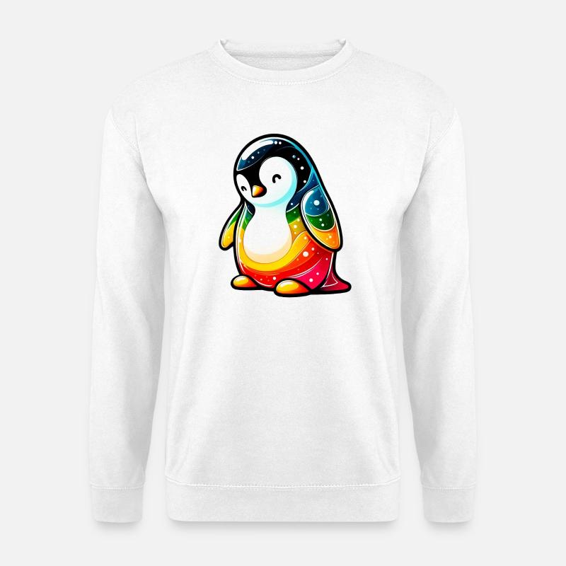 Penguin - Unisex Sweatshirt - white