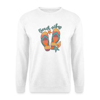 Ambiance de plage - Sweat-shirt Unisexe - blanc - Devant