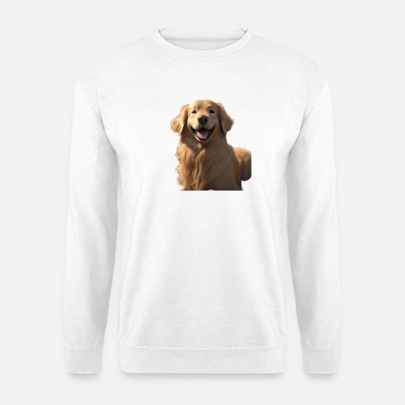 Golden Retriever - Unisex Pullover - Weiß