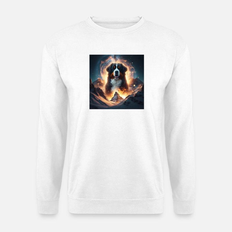 Berner Sennenhund - Unisex Pullover - Weiß