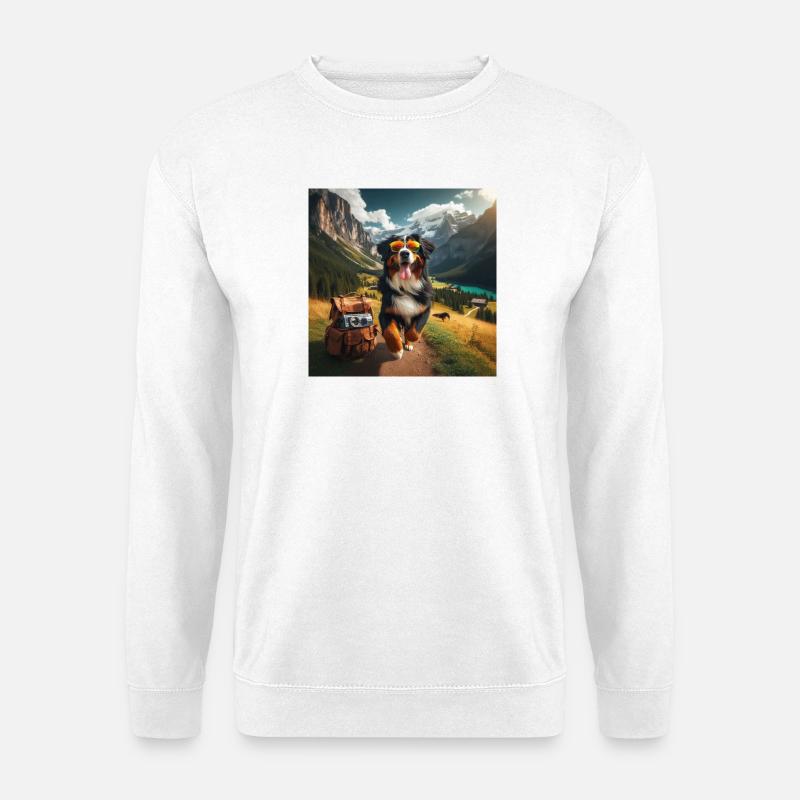 Berner Sennenhund - Unisex Pullover - Weiß