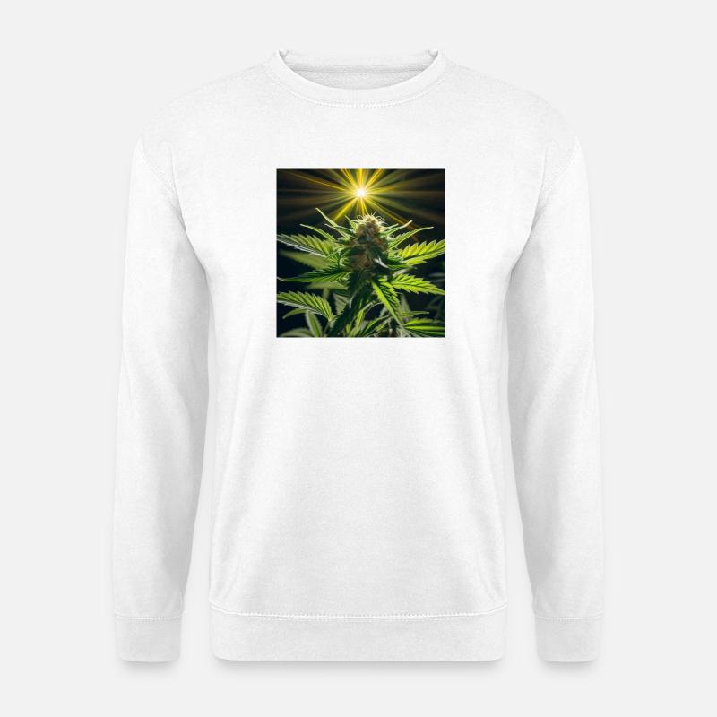 Cannabis 4 - Unisex Pullover - Weiß