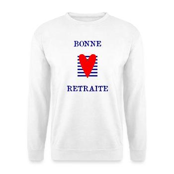BONNE RETRAITE - Sweat-shirt Unisexe - blanc - Devant