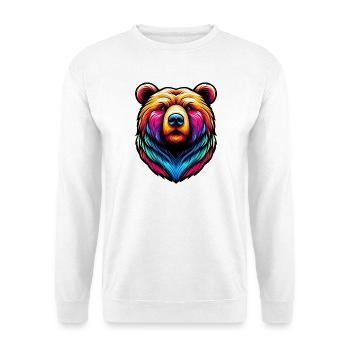Ours - Sweat-shirt Unisexe - blanc - Devant