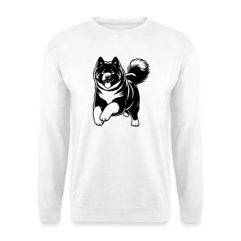 American Akita - Unisex Pullover - Weiß - Vorne