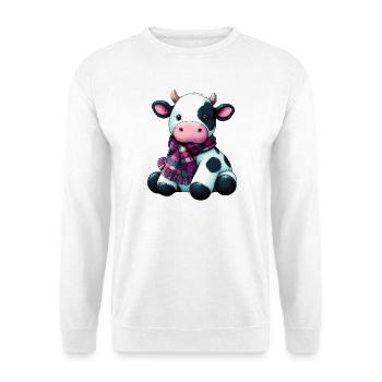 Kuh - Unisex Pullover - Weiß - Vorne