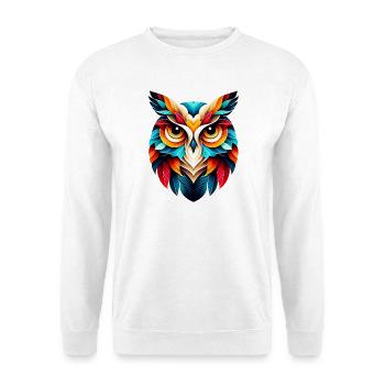 Hibou - Sweat-shirt Unisexe - blanc - Devant