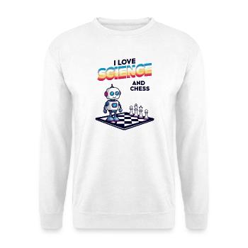 Science and Chess - Unisex Sweatshirt - white - Front