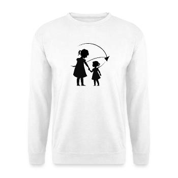 Meine Schwester Photoroom - Unisex Pullover - Weiß - Vorne