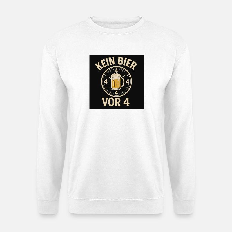 Bier - Unisex Pullover - Weiß
