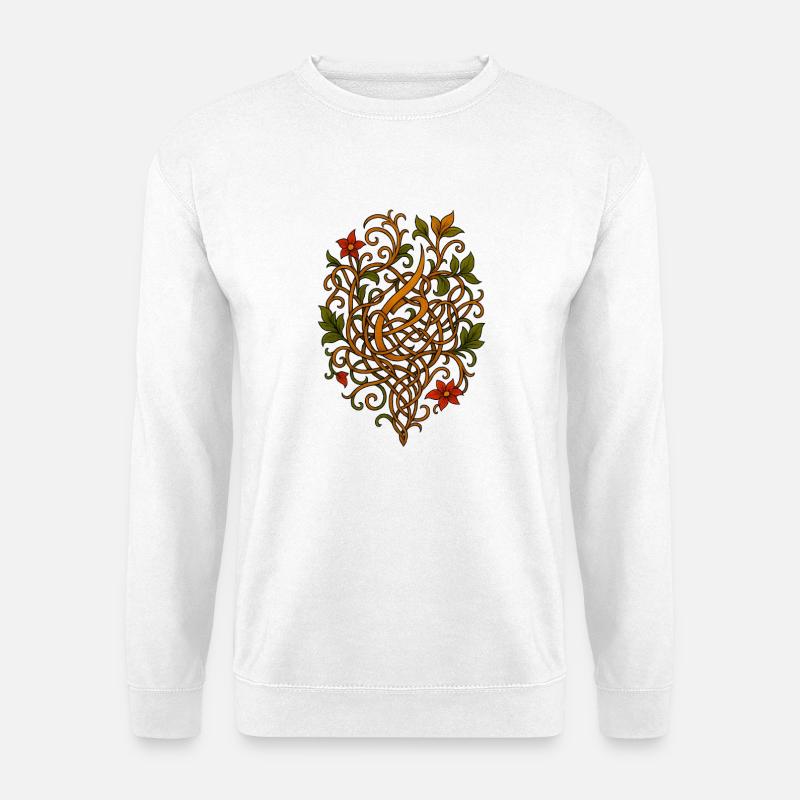 Elanmi Ornament - Unisex Pullover - Weiß