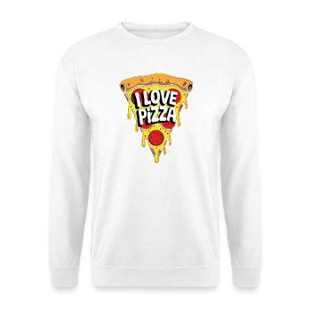 I Love Pizza - Unisex Sweatshirt - white - Front