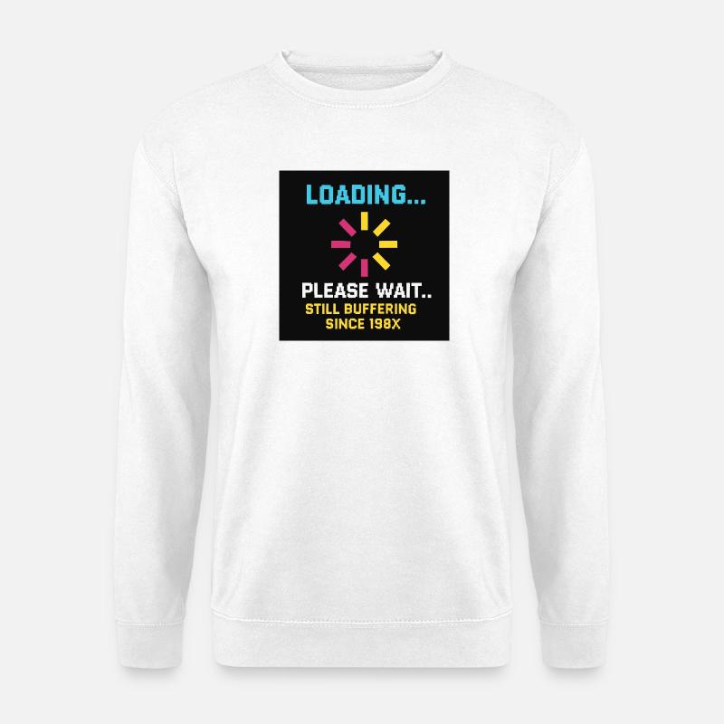 Ladezeichen Humor Motiv - Unisex Pullover - Weiß