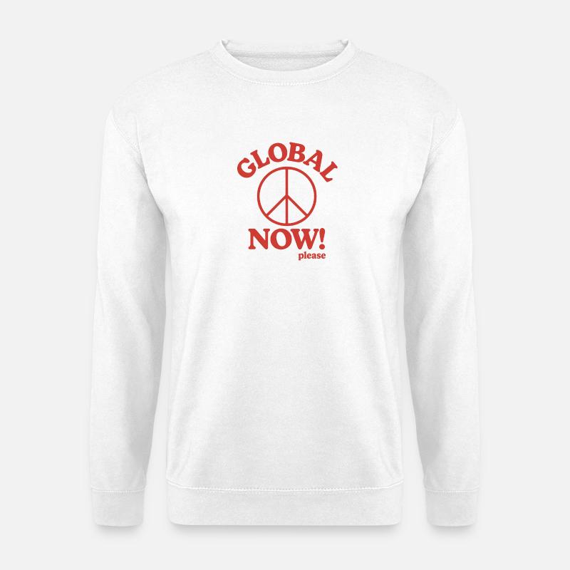 Friede - Unisex Pullover - Weiß