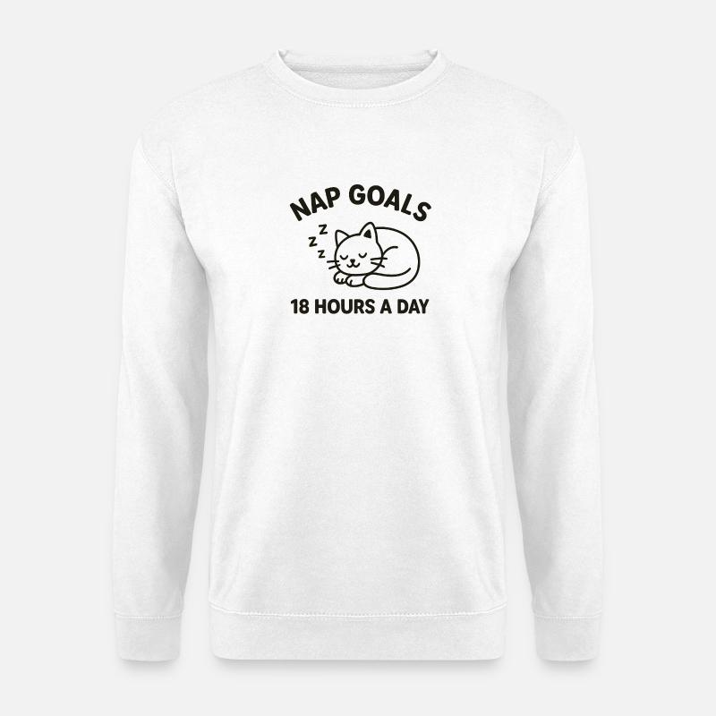 Nap Goals - Unisex Pullover - Weiß
