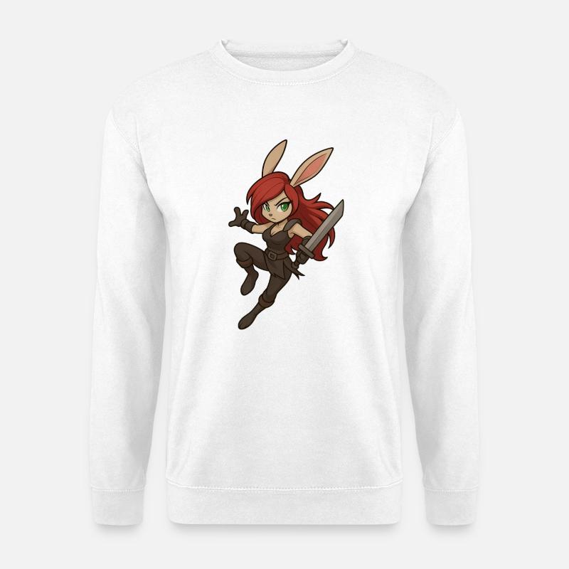 Kata-Toni-Bunny - Unisex Pullover - Weiß
