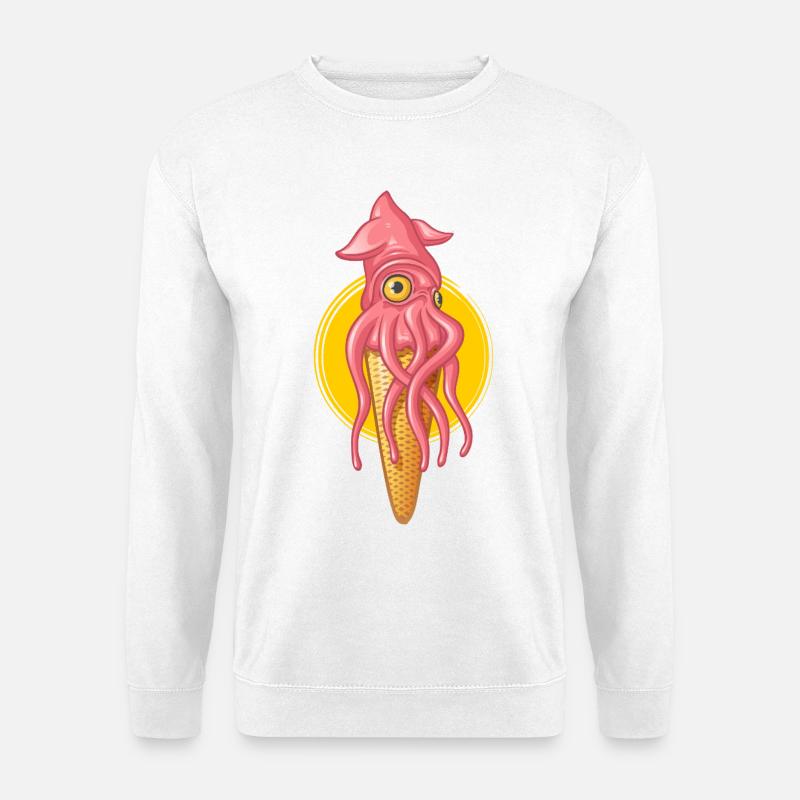 Glace encornet - Unisex Pullover - Weiß
