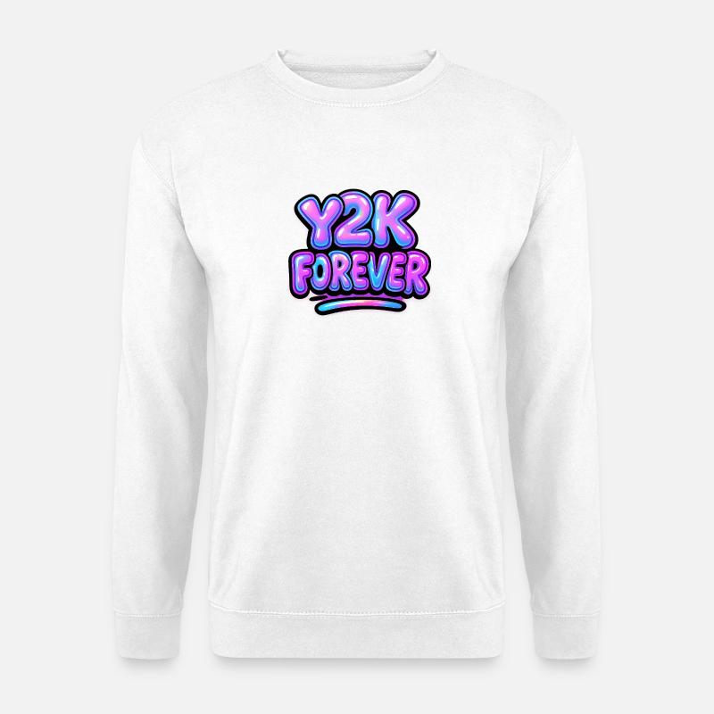 Y2K Forever Neon Design - Unisex Pullover - Weiß