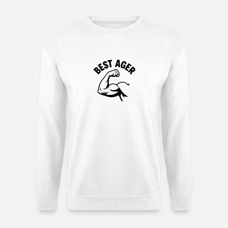 Starker Best Ager - Unisex Pullover - Weiß