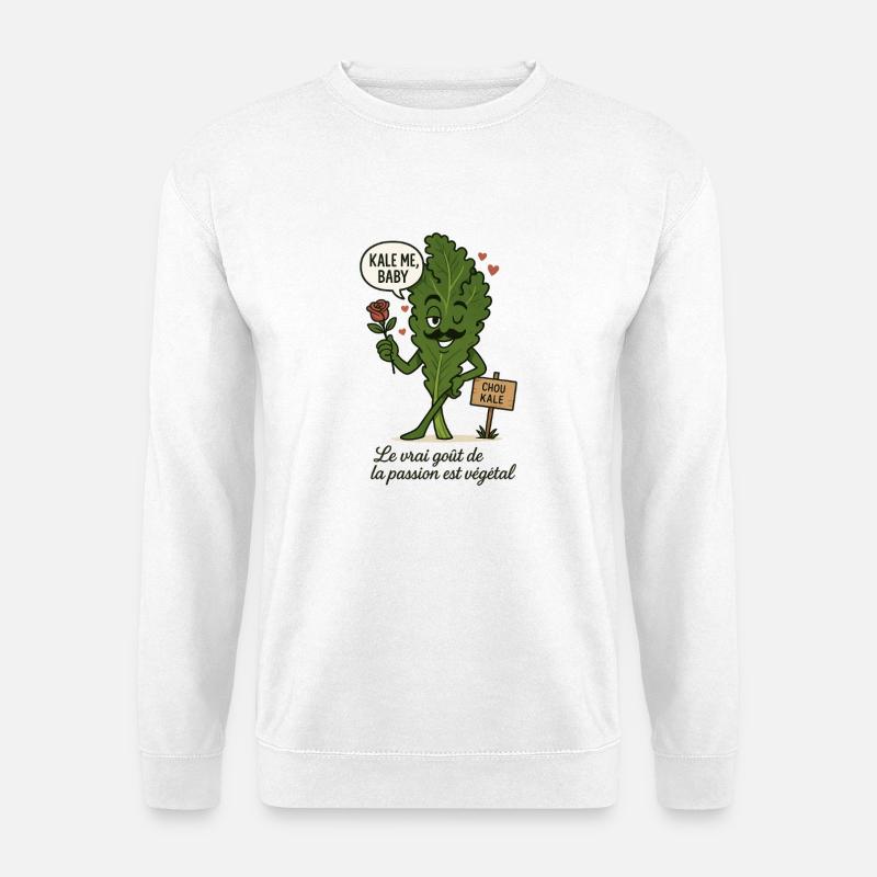Grünkohl mich Baby - Unisex Pullover - Weiß