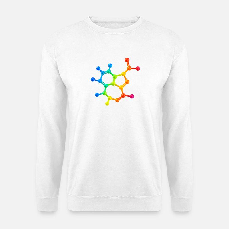 Trippy acid has visual effect - Unisex Sweatshirt - white
