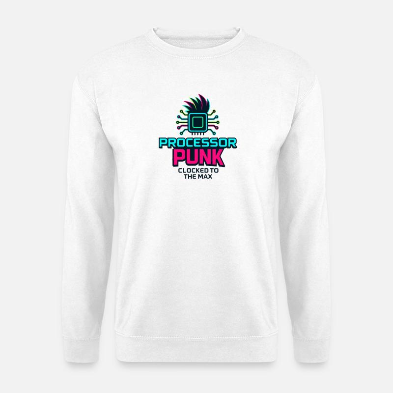 Processor Punk - Unisex Sweatshirt - white