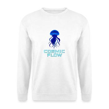 Cosmic Sea Jellyfish Neon - Unisex Sweatshirt - white - Front