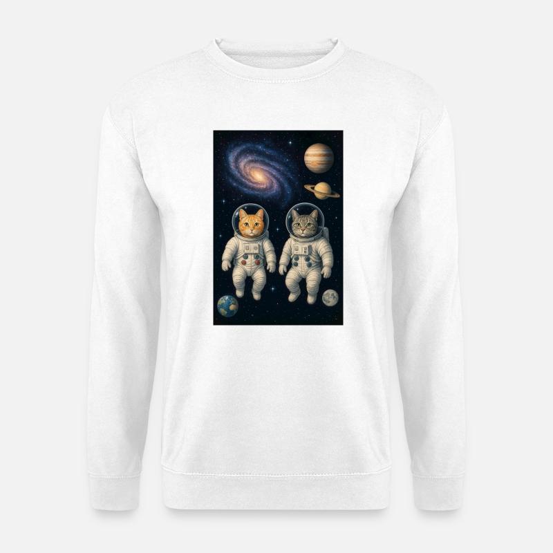 Katzen - Unisex Pullover - Weiß