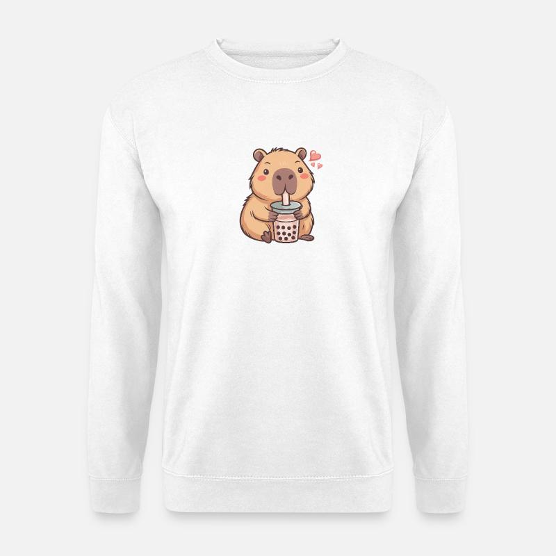 Biber Bubble Tee Charme - Unisex Pullover - Weiß