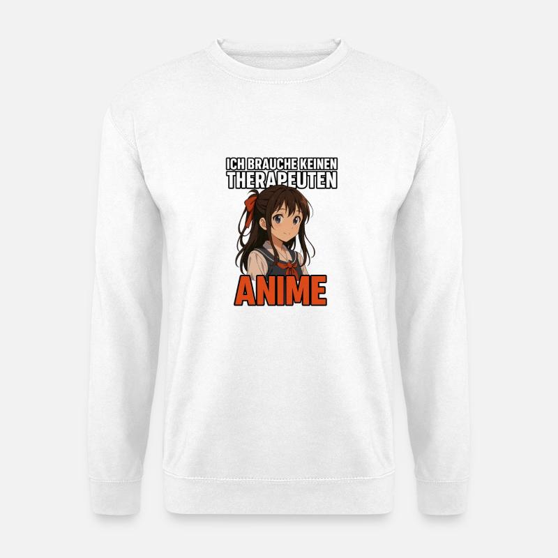 Anime ist mein Leben - Unisex Pullover - Weiß