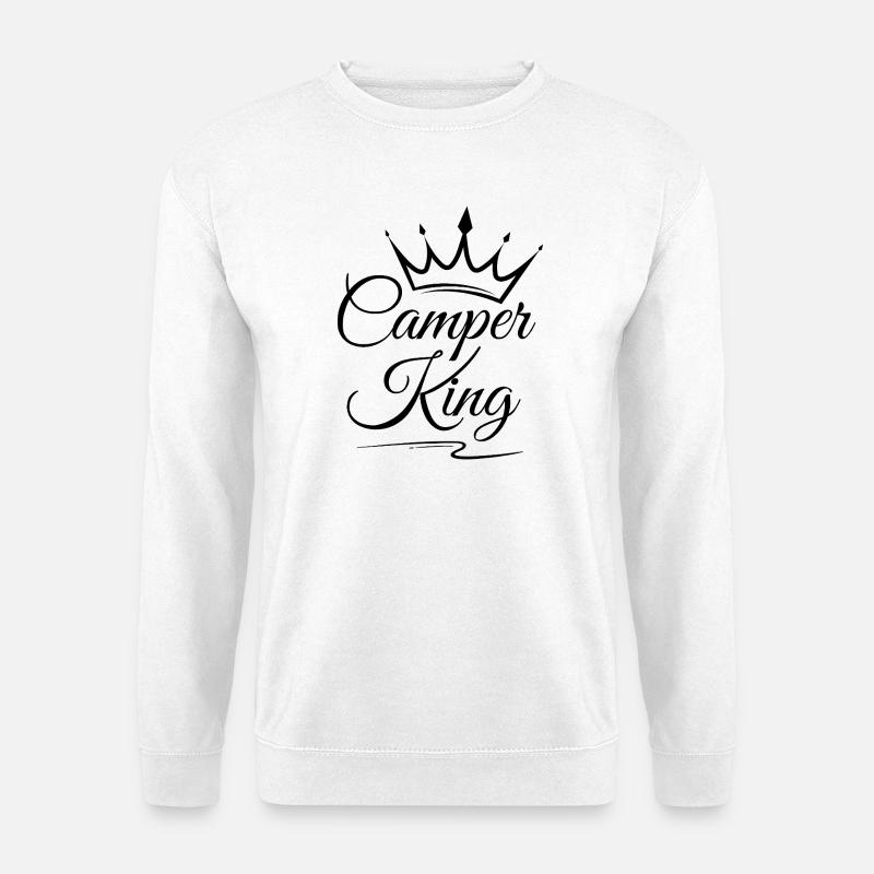 Camper King - Unisex Pullover - Weiß