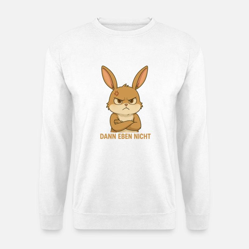 Grummel-Häschen - Unisex Pullover - Weiß