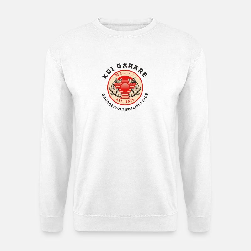 Koi Garage  - Unisex Pullover - Weiß
