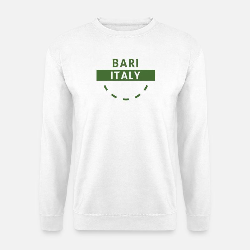 Stadtabzeichen von Bari, Italien - Unisex Pullover - Weiß