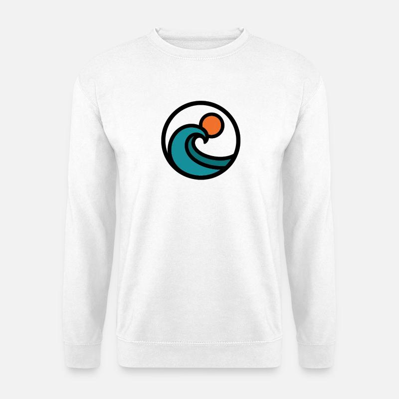 Der Geist des Ozeans - Unisex Pullover - Weiß