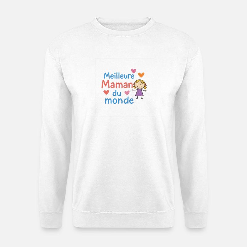 Beste Mutter der Welt - Unisex Pullover - Weiß
