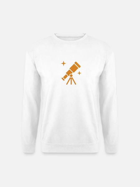 Teleskop - Unisex Pullover - Weiß