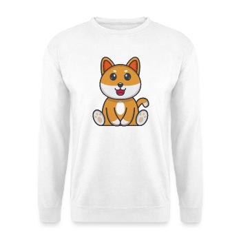 Hund - Unisex Pullover - Weiß - Vorne