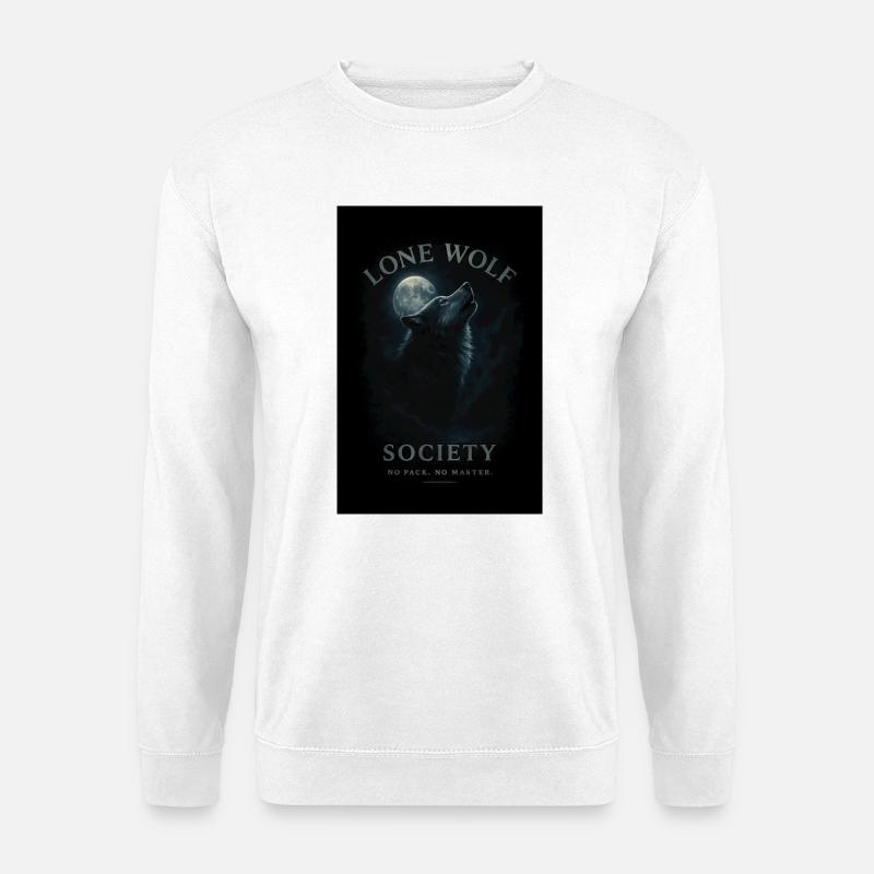 Lone Wolf Society - Unisex Pullover - Weiß
