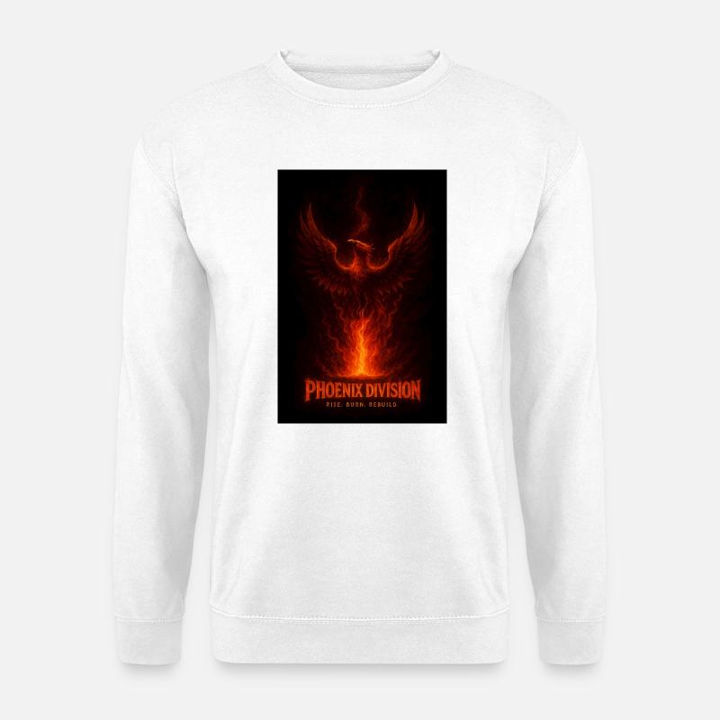 Phönix Division - Feueraufstieg - Unisex Pullover - Weiß