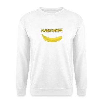 Famous Banana - Unisex Pullover - Weiß - Vorne