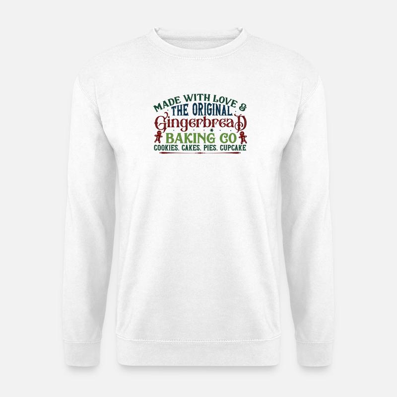 Gingerbread Original Baking - Unisex Sweatshirt - white