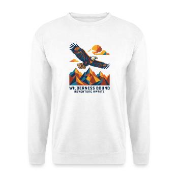 Wilderness Bound - Adventure awaits - Unisex Sweatshirt - white - Front