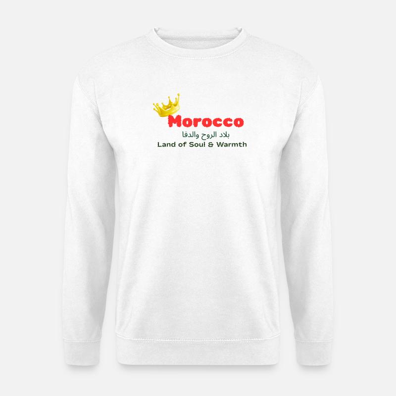 Marokko - Unisex Pullover - Weiß