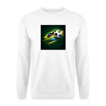 Swing du Flag Football du Brésil - Sweat-shirt Unisexe - blanc - Devant