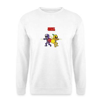 Guerre des Fruits Guerrier des Fruits - Sweat-shirt Unisexe - blanc - Devant