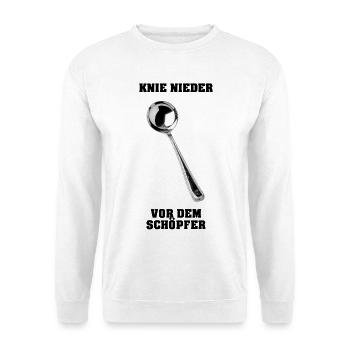 Kneel down before the Creator - Unisex Sweatshirt - white - Front